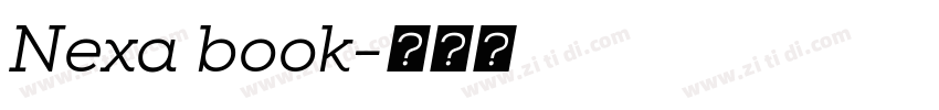 Nexa book字体转换
